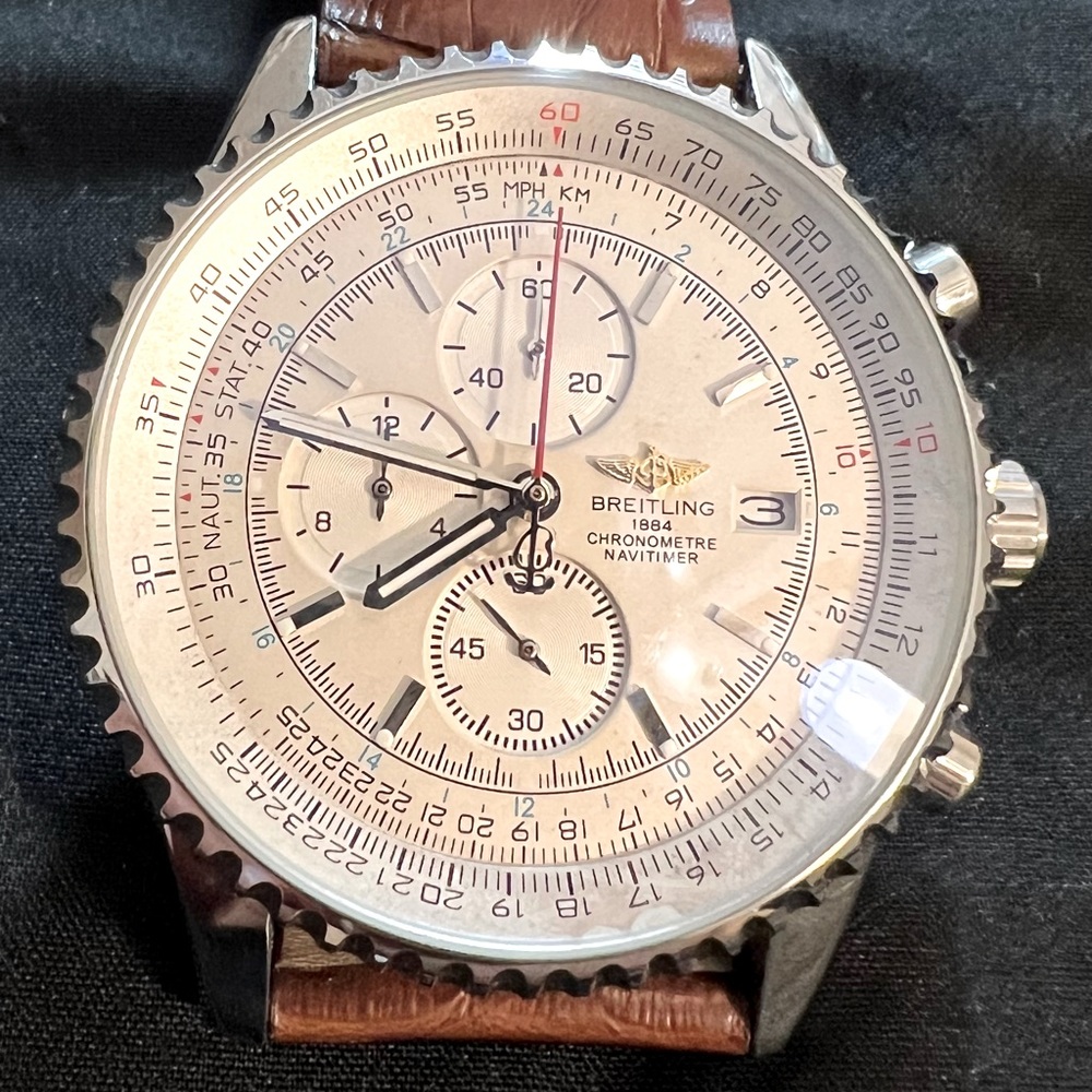 Top quality replica Breitling Navitimer 46mm white dial